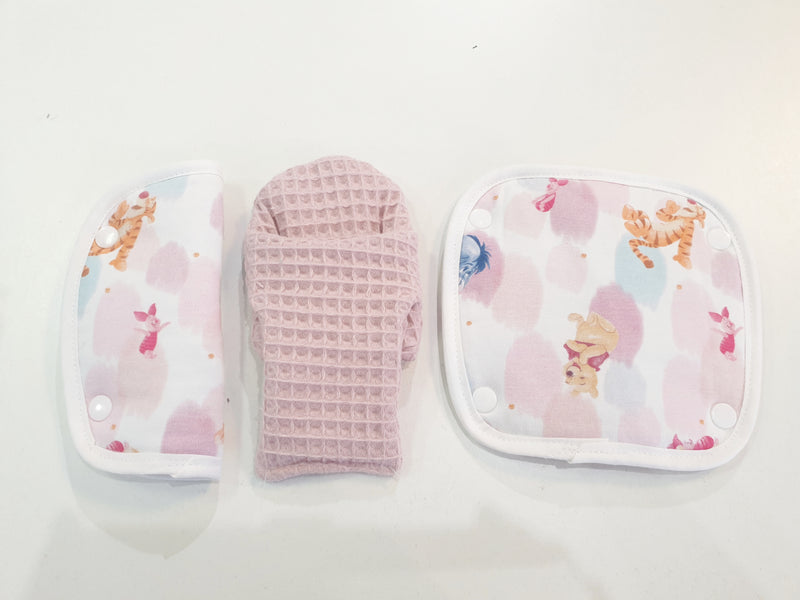 Babyschalen Bezug Cybex cloud Z i-size Rosa Bär von Atelier MiaMia