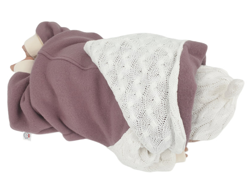 Atelier MiaMia - tuta neonato bambino da 50 a 110 Tuta benessere firmata Rosa Zipfels knit 100% cotone biologico 30