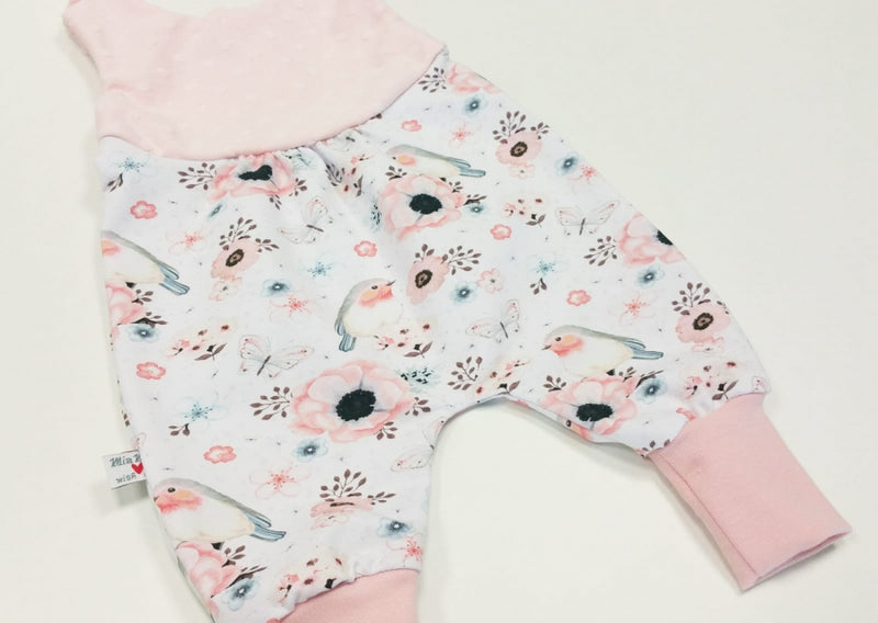 Atelier MiaMia short summer romper also available as baby set flowers robins 109