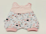 Atelier MiaMia short summer romper also available as baby set flowers robins 109