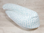 Atelier MiaMia Nursing Pillow or Side Sleeper Pillow Positioning Pillow Butterflies Light Blue 137