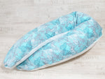 Atelier MiaMia Nursing Pillow or Side Sleeper Pillow Positioning Pillow Butterflies Light Blue 141