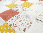 Atelier MiaMia Cuddly - adventure blanket playpen 6 corner incl. nest forest animals yellow blue No-16