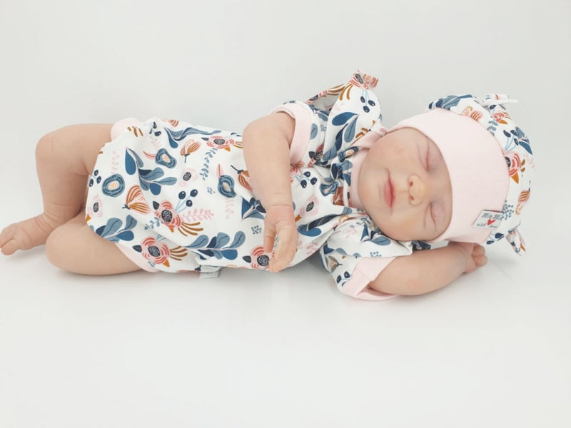 Atelier MiaMia body short and long sleeves also available as a baby set retro flowers 18