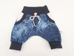 Coole Pumphose oder Babyset kurz und lang Jeans Batik 18 von Atelier MiaMia