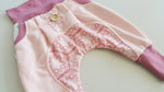 Atelier MiaMia - Popo Bloomers Gr. 46-110 also as a set with hat and scarf old rose ornaments 19
