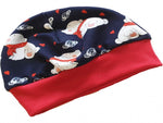 Beanie Set Mütze und Tuch Baby Eisbär Blau-Rot Nr. 194 von Atelier MiaMia