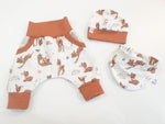Atelier MiaMia Cool bloomers or baby set short and long deer Terra Creme 20