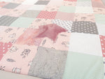 Atelier MiaMia experience blanket CVI blanket new elements, gray, red, pink, dream catcher, feathers, foxes, ED202 