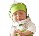 Atelier MiaMia Beanie Set Cappello e Sciarpa Baby Dragon Verde Nr. 231