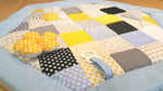 Atelier MiaMia Kuschel - adventure blanket playpen 6 corner dots beige yellow 3