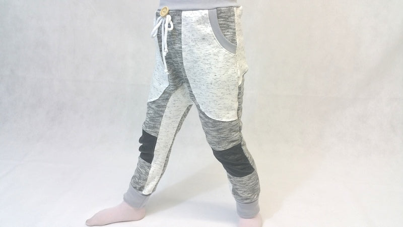 Atelier MiaMia-Jogger - Checkerhose Sweatpants Gr. 50-140 Heather Gray 3