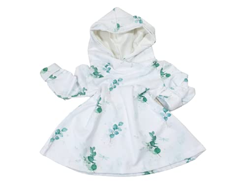 Atelier MiaMia - hoodie dress baby child size 56-140 designer limited eucalyptus 23
