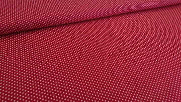 dunkelrot-bordeaux, kleine weiße Sterne