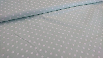 mint, große weiße Punkte