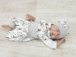 Atelier MiaMia Cool bloomers or baby set short and long none floral golden brown 36