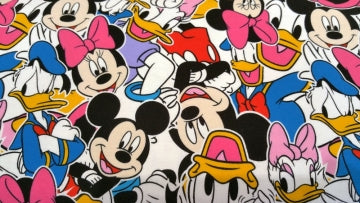 Disney Jersey - Mickey,Minnie,Donald //50
