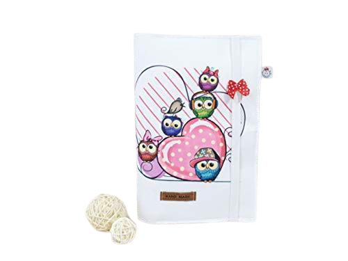 Atelier MiaMia - U-book cover 51 owls pink