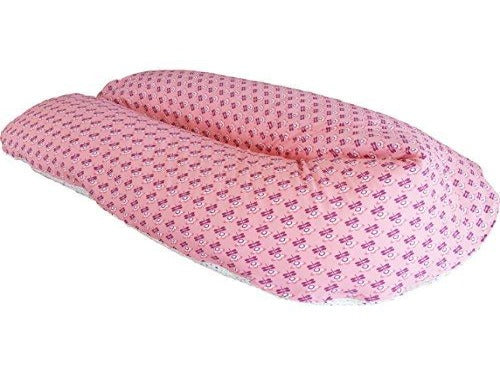 Atelier MiaMia Nursing Pillow Side Sleeper Pillow Positioning Pillow Limited Edition Pink Waffle