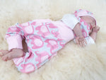 Atelier MiaMia Cool bloomers or baby set short and long elephant gray pink 6