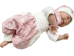 Atelier MiaMia Fantastici calzoncini o baby set ornamenti corti e lunghi rosa crema 65