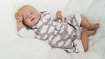 Atelier MiaMia onesie short and long also as baby cloud gray 67