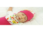 Atelier MiaMia Beanie Set Hat and Scarf Baby Princess Castle No. 79
