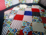 Atelier MiaMia Kuschel - adventure blanket playpen 6 corner blue red monkey dots 7