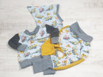 Atelier MiaMia - Hoodie Pullover Bagger 281 Baby Child from 44-122 short or long sleeve Designer Limited !!