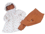 Atelier MiaMia leggings per neonati e bambini rosso ruggine arancione taglia 50-116