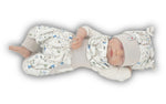 Pumphose oder Set Baby von 50-92 Designerbabyhose Gräser Schmetterling von Atelier MiaMia