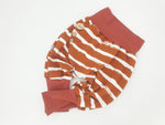 Atelier MiaMia - Rocky Pumphose Gr. 46-110 also as a set with hat and scarf terracotta stripes