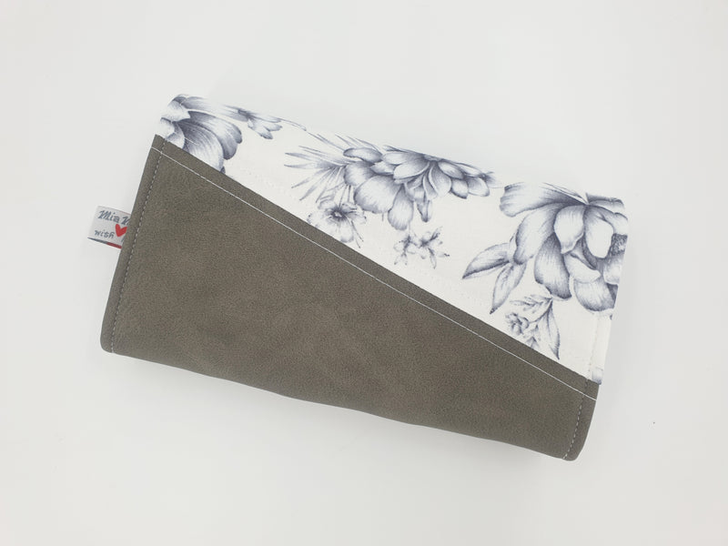 Atelier MiaMia purse floral grey