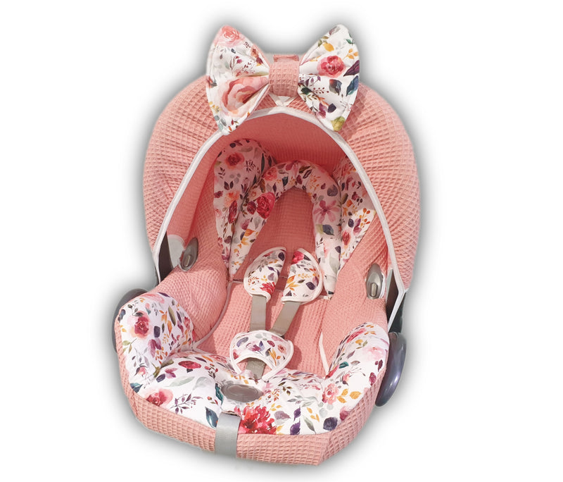 Maxi Cosi Babyschalenbezug, Ersatzbezug oder Spannbezug aquarell aprico 124 von Atelier MiaMia