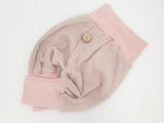 Atelier MiaMia Fantastici calzoncini o baby set con bottone screziato rosa scuro