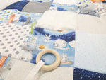 Atelier MiaMia adventure blanket CVI blanket "New Elements", bears blue 