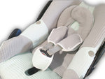 Maxi Cosi Babyschalenbezug, Ersatzbezug oder Spannbezug grau/mint von Atelier MiaMia