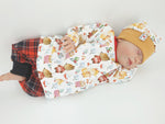 Hoodie Pullover Winter Waldtiere Baby Kind ab 44-122 kurz oder langarm  Designer Limitiert !! von Atelier MiaMia