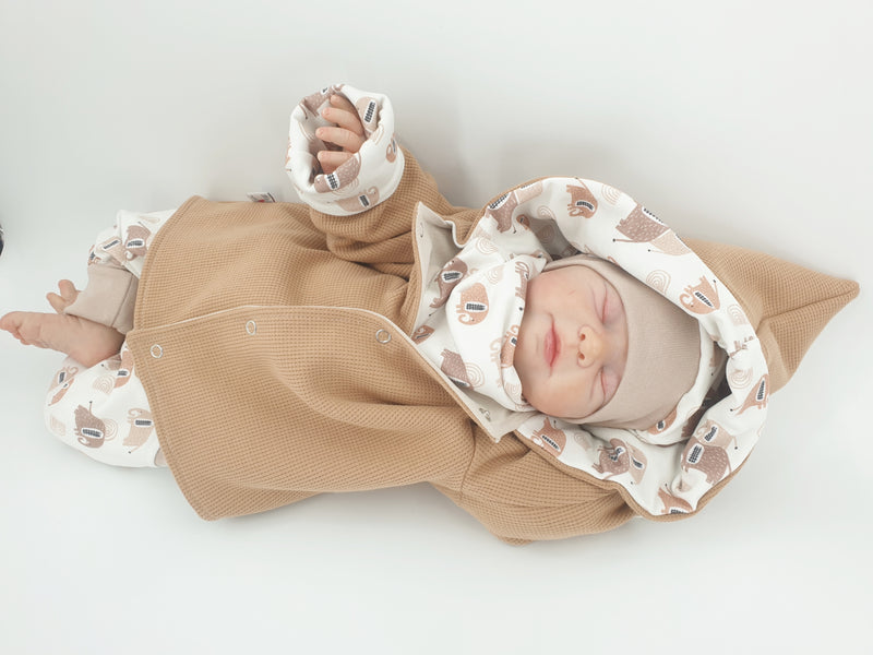 Atelier MiaMia - Giacca con cappuccio Baby Child Taglia 50-140 Designer Jacket Limited !! elefanti