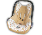 Maxi Cosi Babyschalenbezug, Ersatzbezug oder Spannbezug Waldtiere beige von Atelier MiaMia