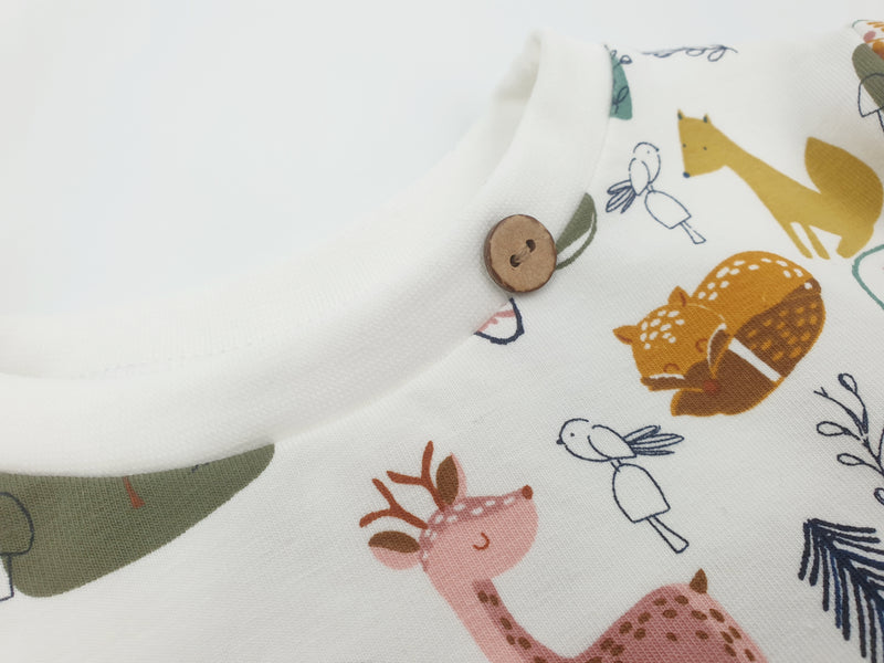 Atelier MiaMia - Hoodie Sweater Acorns Baby Child from 44-122 short or long-sleeved Designer Limited !!