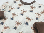 Atelier MiaMia - Hoodie Sweater Acorns Baby Child from 44-122 short or long-sleeved Designer Limited !!