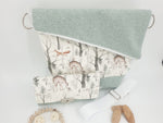 Atelier MiaMia handbag individually or in a set with purse forest animals deer 117