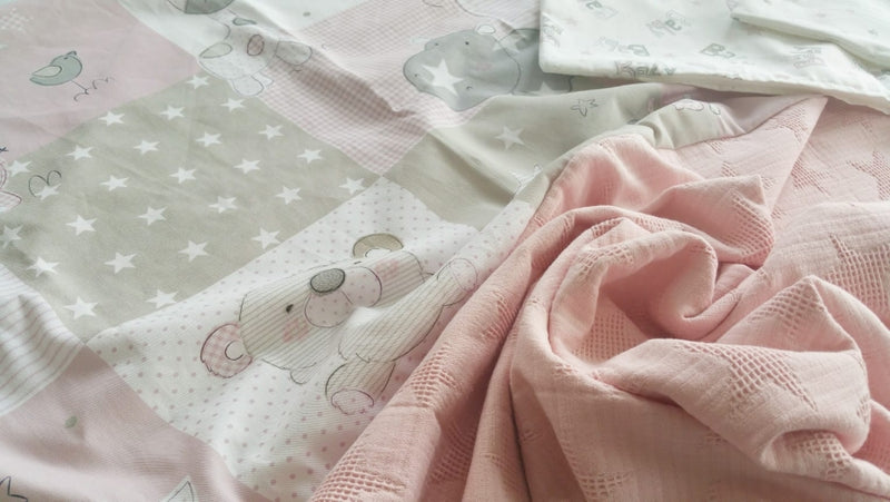 Atelier MiaMia bed linen in three sizes with motif fabrics e.g. giraffe bear elephant 5