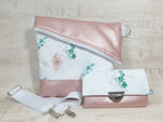 Handtasche // 14 rosé Eukalyptus von Atelier MiaMia