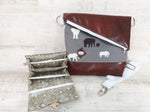 Handbag //7 elephants brown