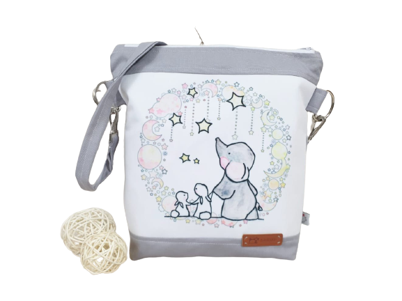 Kindergarten bag, children's bag elephant rabbit stars