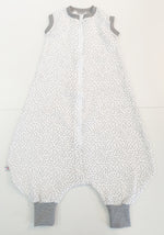 Atelier MiaMia *Mutzelpumper* sleeping bag with feet, size. 50-104 squiggles
