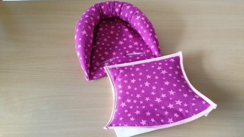 Headrest purple, pink stars or headrest with seat reduction 49