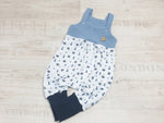 Atelier MiaMia bib romper short and long also as baby set Anker Martim 6